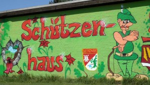 Grafittikunst am Schützenhaus